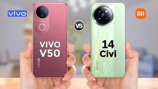 Vivo V50 vs Xiaomi 14 Civi || Full Comparison