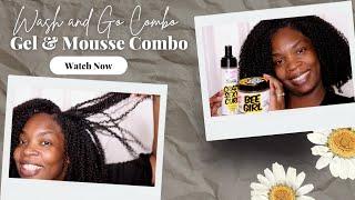 Wash and Go Gel & Mousse Combo| The Doux Bee Girl