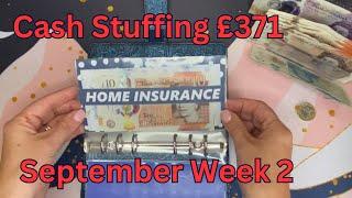 UK Cash Envelope Stuffing | £371 | September Week 2 #cashstuffing #budgeting #savingmoney