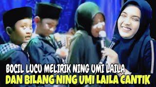 DAVID SI BOCIL LUCU MELIRIK NING UMI LAILA TERUS BILANG NING UMI LAILA CANTIK 