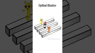 Sprunki Optical illusion  3D Trick Art inspired by @pinkorojapan