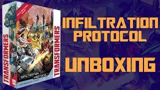 Unboxing - Transformers Deck Building Game: Infiltration Protocol (Wreckers!  Sixshot! New modes!)