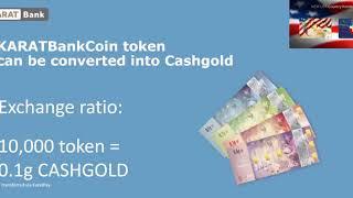 #KaratBank Coin  Token #ICO promotion for #Karatbars Affiliates