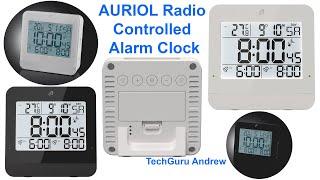 AURIOL Radio Controlled Alarm Clock REVIEW