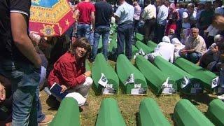 Victims are remembered in Srebrenica