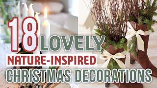 18 Lovely Nature Inspired Christmas Decorations