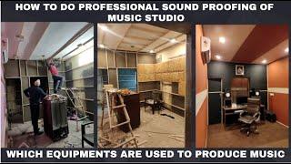 HOW TO DO PROFESSIONAL SOUND PROOFING OF  STUDIO | STEP BY STEP| JEONA VLOG 2