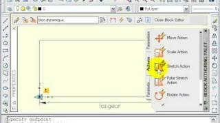 Création des blocs dynamiques dans AutoCAD 2006