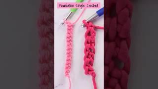 Foundation Single Crochet