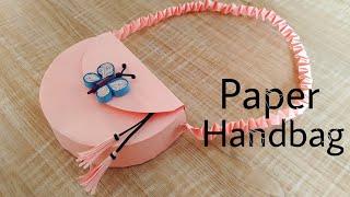 How to make paper handbag | easy paper craft ideas | paper art and craft