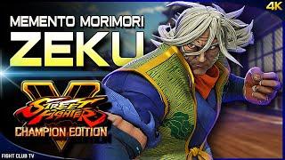 Memento Morimori (Zeku)  Street Fighter V Champion Edition • SFV CE [4K]