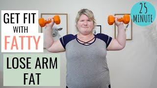 Plus Size Fitness: Intermediate Arm Workout for Obese People (at Home)