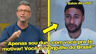 NETO QUEBROU AO VIVO COM O DESABAFO DE NEYMAR SOBRE VOLTAR A JOGAR HOJE! O BRASIL PRECISA DO NEYMAR!