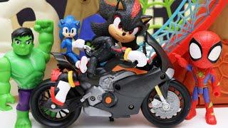 Shadow The Hedgehog Takes Sonic 3 Drone From Spidey & Friends