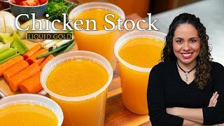 Homemade CHICKEN STOCK for every dish