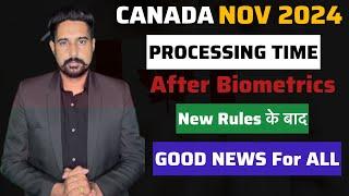 Canada visa processing time after biometrics| Canada Visitor Visa updates 2024 |Canada Tourist Visa