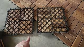 Comparison on Outdoor Decking Tiles | Interlocking Wood Deck Tiles | Acacia Wood Tiles