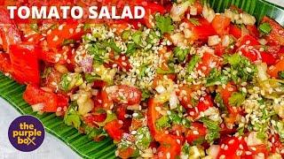 TOAMATO SALAD | your source of vitamin C, potassium, vitamin K1, vitamin B9 | veg salad recipe