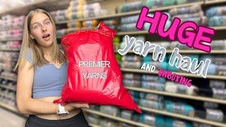 HUGE yarn haul + unboxing // premier yarns