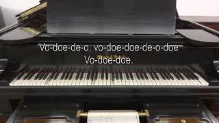 "Crazy Words, Crazy Tune" played by  played by Ferde Grofé in 1927 Ampico Roll Recording