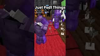 Just @PSD1 Things #minecraft #headstealsmp #psd1shorts #psd1 #shorts