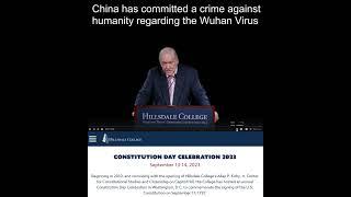 China has committed a crime against humanity regarding the Wuhan Virus - Conrad Black