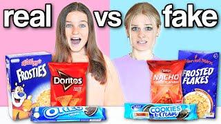 BRANDED vs UNBRANDED Food Challenge! *WIN* | Family Fizz