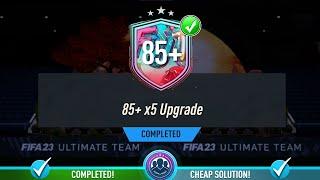 New 85+ x5 Upgrade SBC Pack Opened! - Cheap Solution & Tips - Fifa 23