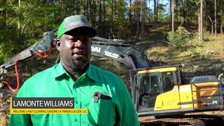 Williams Land Clearing, Grading & Timber Logger, LLC Customer Story