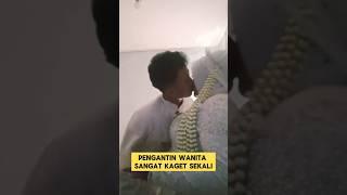 momen lucu ketika pengantin pria nyosor pengantin wanita ‼️ #ngakak #lucu #ketawa #pengantinviral