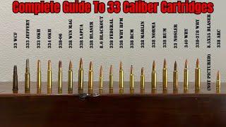 The Guide to 33 Caliber Cartridges | All The 333 & 338 Caliber Rounds: 338 Win Mag, 338 Lapua & More