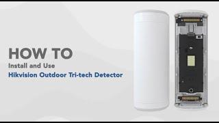 How to Install & Use Hikvision Outdoor Tritech Detector l Bhanj Enterprises