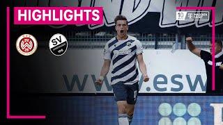 SV Wehen Wiesbaden - SV Sandhausen | Highlights 3. Liga | MAGENTA SPORT