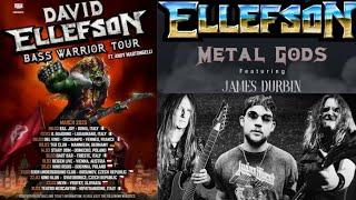 ex-MEGADETH's David Ellefson "Bass Warrior" tour + cover of Priest's Metal Gods drops!