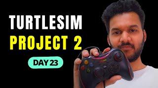 ROS2 Project using Joystick : Turtlesim and Python | ros2 tutorial | robotics engineering