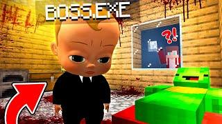 JJ and Mikey vs. BOSS BABY.EXE in Minecraft Security House — It's Maizen Challenge!