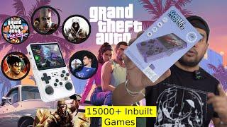 R36S Retro Game Console Unboxing, Review & Game test | GTA, God of War, Mario & More!