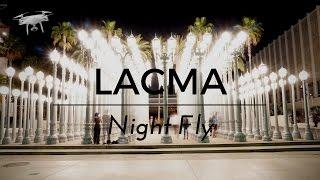 DJI - LACMA Lights @ Night (Before getting kicked out)