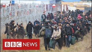 EU imposes new sanctions on Belarus as migrant crisis escalates - BBC News