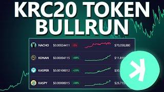 KRC-20 Tokens Are Having Thier Own Bullrun