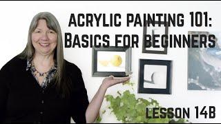 Painting a Realistic LEMON  - ACRYLIC PAINTING 101: Basics for Beginners - Lesson 14B