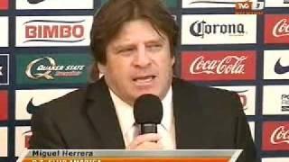 Miguel Herrera es presentado como técnico del Club América (16-11-2011)