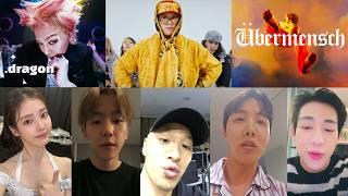 Famous Reaction On G-DRAGON Record Breaking Album 'Übermensch' - song TOO BAD & DRAMA