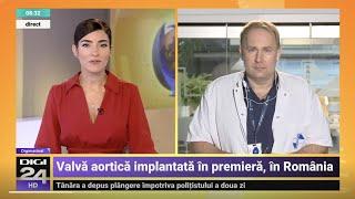 Premieră națională în protezarea valvulară aortică – Prof. Dr. Victor Costache | SANADOR