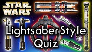 Find out YOUR lightsaber HILT style! (UPDATED) - Star Wars Quiz