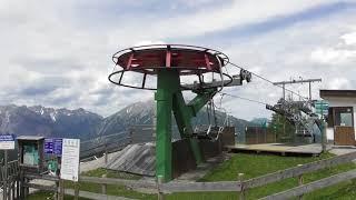 Die Marienbergbahn 2 in Biberwier (2-CLF - Girak) am 11.06.2018