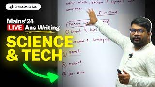 How Rankers Approach Science & Tech Mains Questions | GS Paper 3 | #upsc #ias