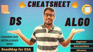  CheatSheet for DS & Algo. Complete ROADMAP for DSA | Placement | FAANG | Complete Soln  [HINDI]