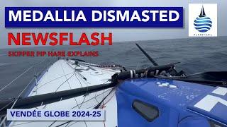 NEWSFLASH - Medallia Dismasted - Vendée Globe 16 12 24