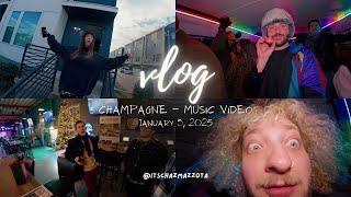 VLOG | "champagne" Music Video